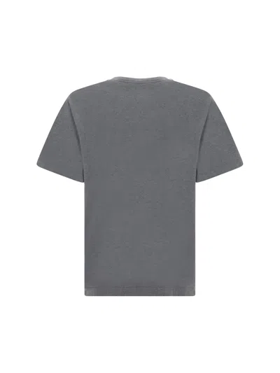 Shop Maison Kitsuné T-shirt In Medium Grey Melange