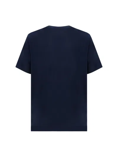 Shop Maison Kitsuné T-shirt In Ink Blue