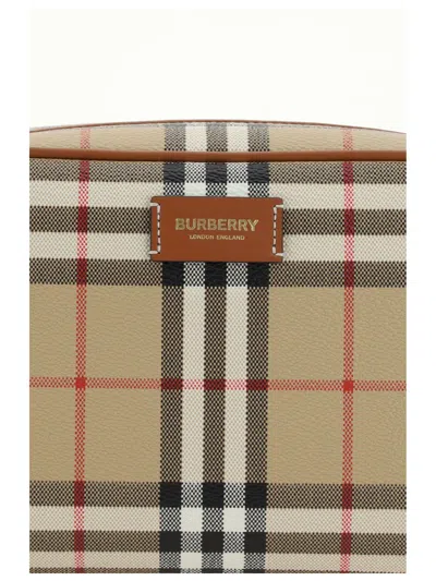 Shop Burberry Cosmetic Pouch In Archive Beige
