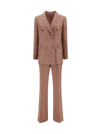 Shop Tagliatore Suit In 473 Rosa