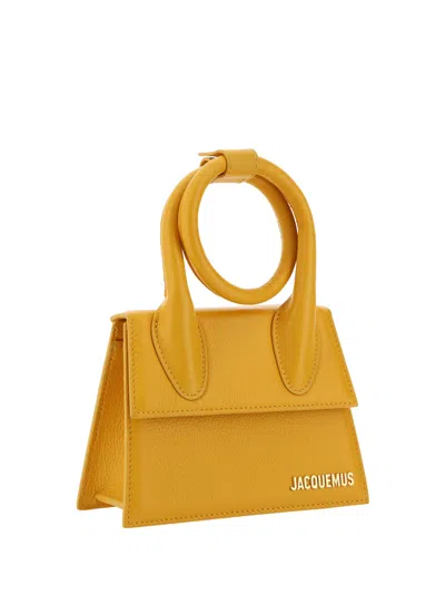 Shop Jacquemus Le Chiquito N Ud Handbag In Dark Orange