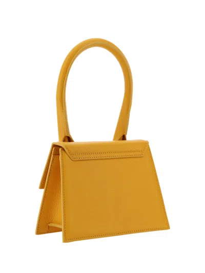 Shop Jacquemus Le Chiquito Moyen Handbag In Dark Orange