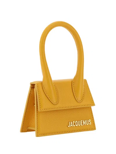 Shop Jacquemus Le Chiquito Handbag In Dark Orange