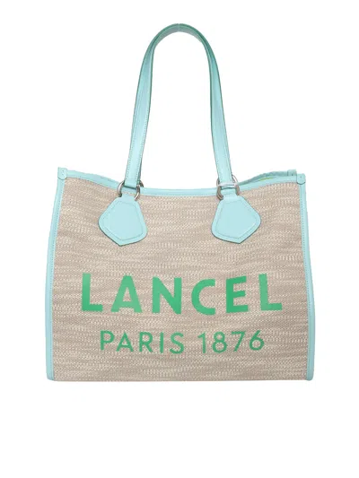 Shop Lancel Cabas L Bag In Green
