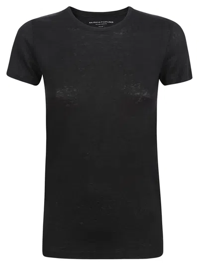 Shop Majestic T-shirts And Polos Black
