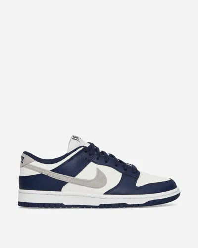 Shop Nike Dunk Low Sneakers Midnight Navy / Light Smoke Grey In Blue