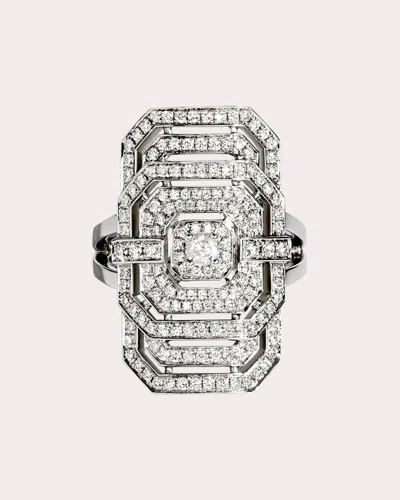 Shop Statement Paris Women's Diamond My Way Ring In Silver