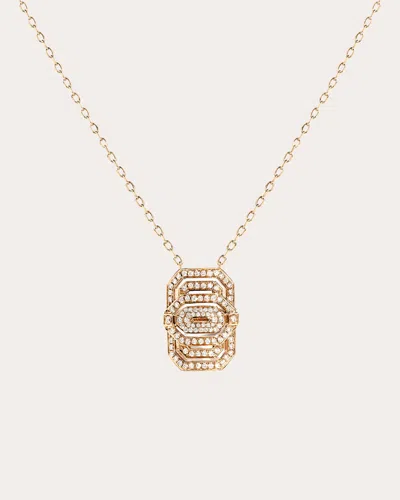 Shop Statement Paris Women's Diamond & 18k Rose Gold My Way Pendant Necklace In Pink