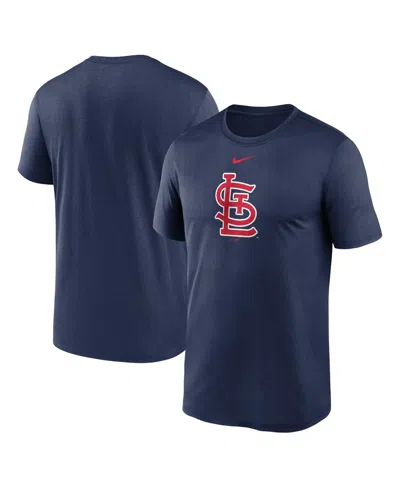 Nike Navy St. Louis Cardinals Legend Fuse Large Logo Performance T-shirt In Navy