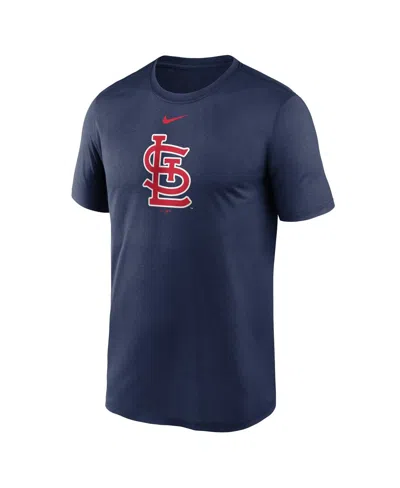Nike Navy St. Louis Cardinals Legend Fuse Large Logo Performance T-shirt In Navy