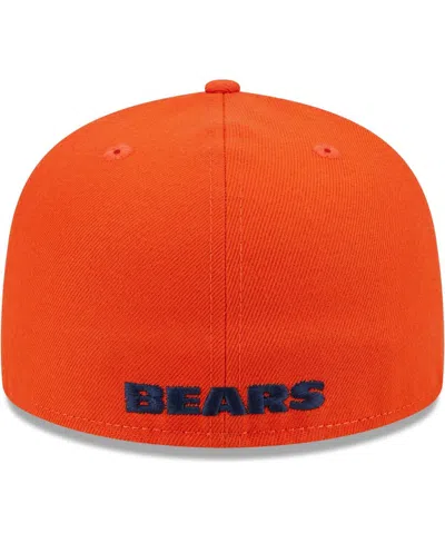 Shop New Era Men's  Navy Chicago Bears Gameday 59fifty Fitted Hat