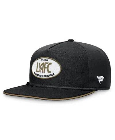 Shop Fanatics Men's  Black Lafc Iron Golf Snapback Hat