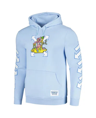 Freeze Max Men's And Women's  Light Blue Looney Tunes Arrow Wile E. Coyote Pullover Hoodie In Light Blue