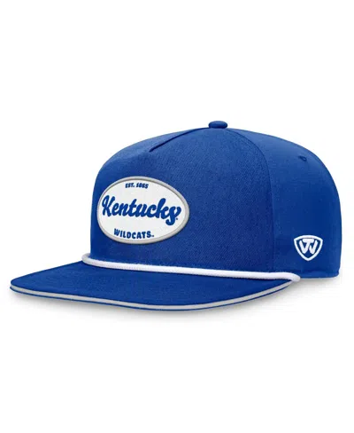 Shop Top Of The World Men's  Royal Kentucky Wildcats Iron Golfer Adjustable Hat