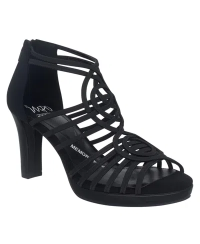 Shop Impo Women's Tiffany Stretch Elastic Dress Sandals In Black