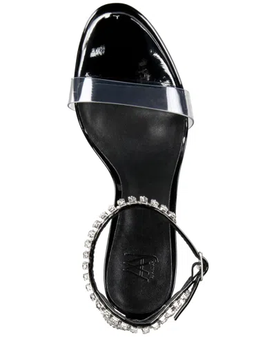 Shop Aaj By Aminah Women's Anastasia Embellished Open Toe Sandals In Black
