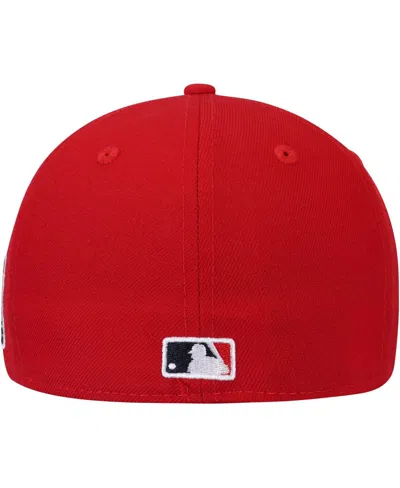 New Era Red St. Louis Cardinals 2006 World Series Side Patch 9fifty Snapback Hat In Red