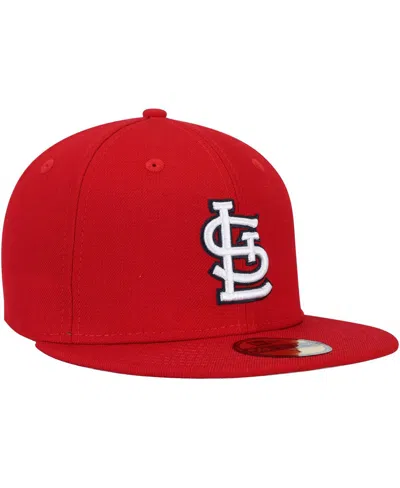 New Era Red St. Louis Cardinals 2006 World Series Side Patch 9fifty Snapback Hat In Red