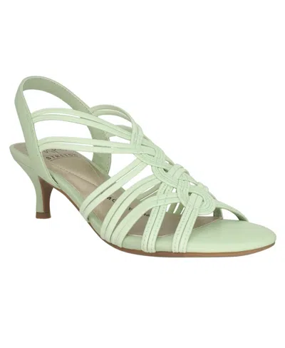 Shop Impo Women's Emmeline Stretch Dress Sandals In Mint Green