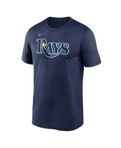 Nike Navy Tampa Bay Rays 2023 Postseason Authentic Collection Dugout T-shirt In Navy