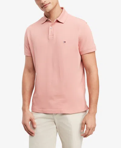 Shop Tommy Hilfiger Men's Cotton Classic Fit 1985 Polo In Teaberry Blossom