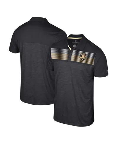 Shop Colosseum Men's  Black Army Black Knights Langmore Polo Shirt