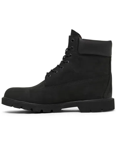 Timberland 6 Inch Premium Waterproof Lace-up Boots In Black