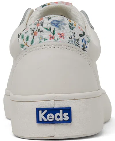 Shop Keds Women's X Rifle Paper Co Pursuit Bramble Lace Up Casual Sneakers From Finish Line In White