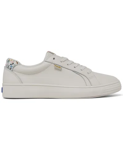 Shop Keds Women's X Rifle Paper Co Pursuit Bramble Lace Up Casual Sneakers From Finish Line In White