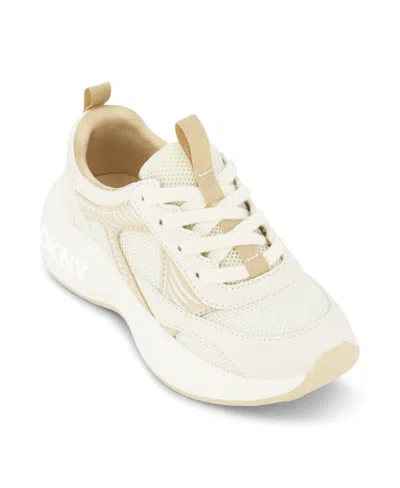 Dkny Little Girls Taylor Teresa Slip On Sneakers In Cream