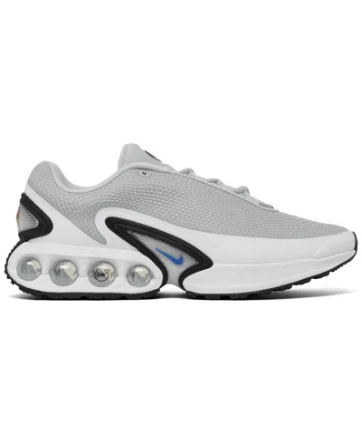 Shop Nike Men's Air Max Dn Casual Sneakers From Finish Line In Pure Platinum,hyper Royal