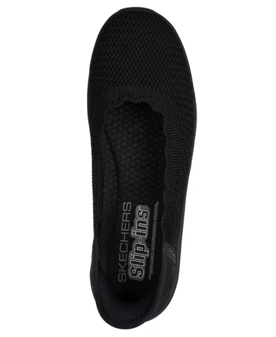 Skechers Women's  Slip-ins- Cleo Swift Skimmer Flats From Finish Line In Black