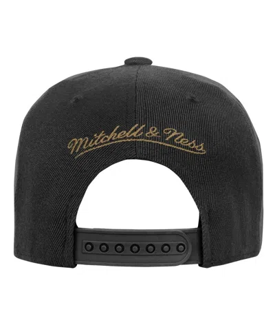 Shop Mitchell & Ness Youth Boys And Girls  Black Vegas Golden Knights Retro Script Color Block Adjustable