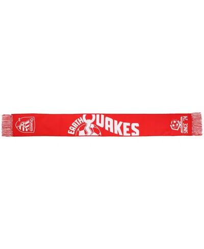 Shop Ruffneck Scarves Men's And Women's Red San Jose Earthquakes Jersey Hook Scarf