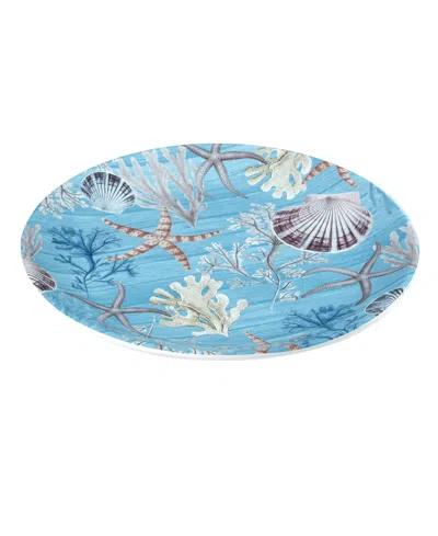 Shop Certified International Beyond The Shore Round Platter In Miscellaneous