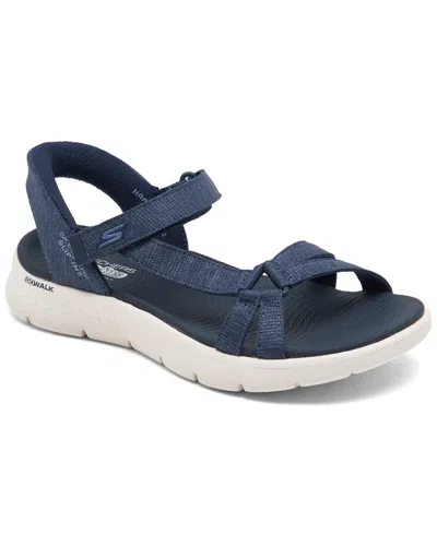 Shop Skechers Women's Slip Ins- Go Walk Flex Sd In Navy