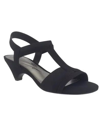 Shop Impo Women's Eara Stretch Dress Sandals In Black
