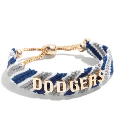 Shop Baublebar Women's  Los Angeles Dodgers Woven Friendship Bracelet In Blue