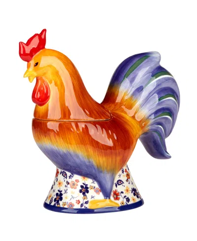 Shop Certified International Morning Rooster 3-d Rooster Cookie Jar In Miscellaneous