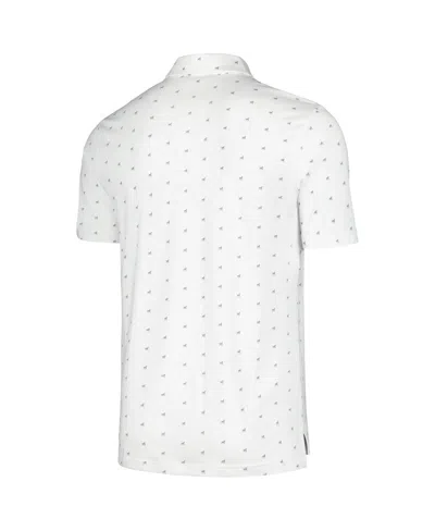 Shop Levelwear Men's  White Usmnt Rover Polo Shirt