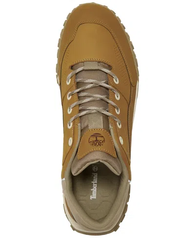 Shop Timberland Men's Greenstride Motion 6 Leather Low Hiking Boots From Finish Line In Wheat Nubuck