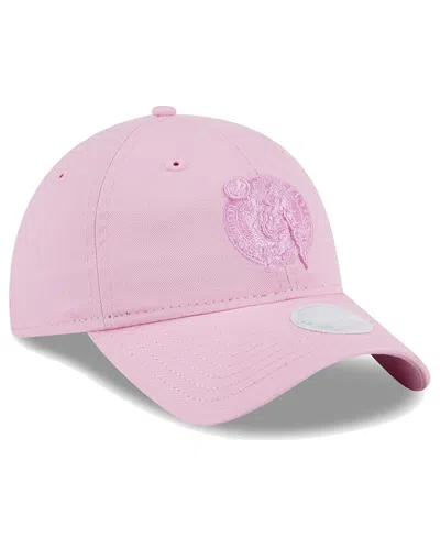 Shop New Era Women's  Pink Boston Celtics Colorpack Tonal 9twenty Adjustable Hat