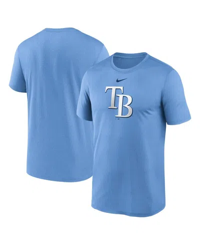 Nike Light Blue Tampa Bay Rays Legend Fuse Large Logo Performance T-shirt In Light Blue
