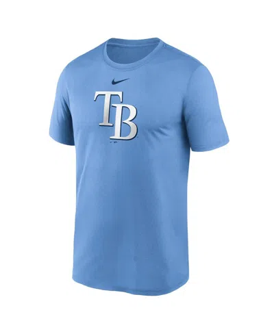 Nike Light Blue Tampa Bay Rays Legend Fuse Large Logo Performance T-shirt In Light Blue