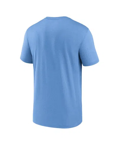 Nike Light Blue Tampa Bay Rays Legend Fuse Large Logo Performance T-shirt In Light Blue