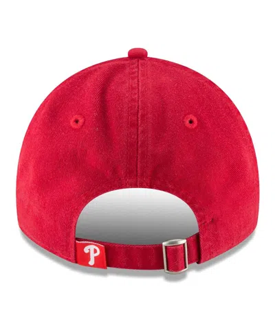 Shop New Era Women's  Red Philadelphia Phillies Team Logo Core Classic 9twenty Adjustable Hat