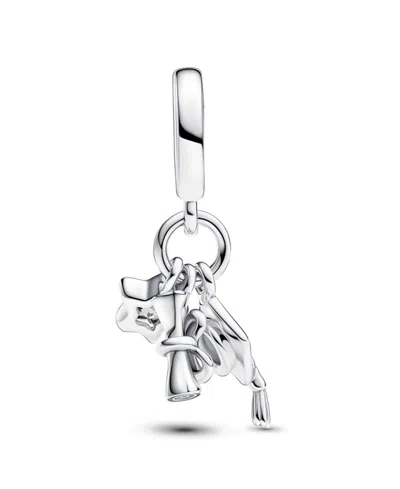 Pandora 2024 Graduation Triple Dangle Charm In Silver
