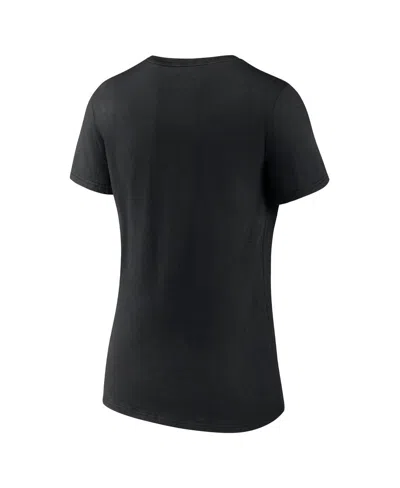 Fanatics Branded  Black San Jose Sharks Authentic Pro V-neck T-shirt In Black