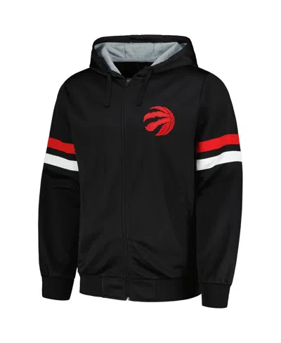 Shop G-iii Sports By Carl Banks Men's  Black Toronto Raptors Contender Full-zip Hoodie Jacket