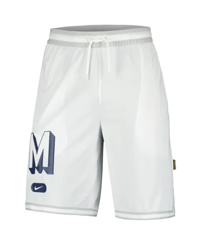 Nike Michigan Dna 3.0  Men's Dri-fit College Shorts In White